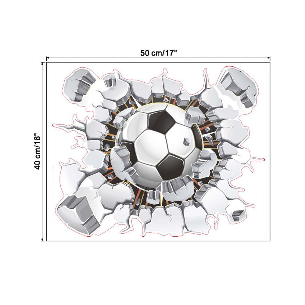 

Сломанная стена Футбол Спальня Гостиная Прихожая Украшение дома и декор Наклейки на стену