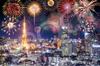 Epoch Jigsaw Japanese Tokyo Night View and Fireworks X 75 Includes and Point 1000-piece Puzzle Landscape, (50 Cm), 11-622s. Glue, Spatula, Voucher.