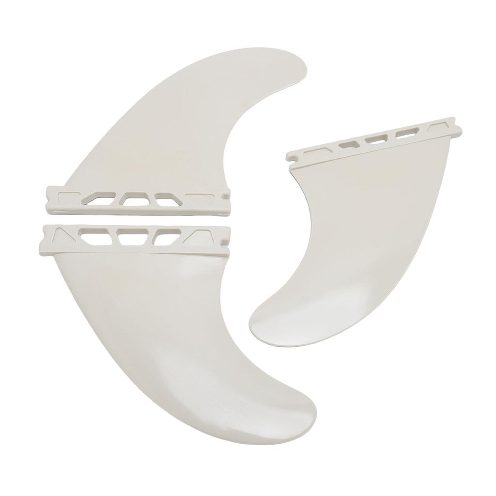 Surfboard Fins Set of 3 Sturdy PVC   for Longboard Shortboard Stand Up Paddle Board