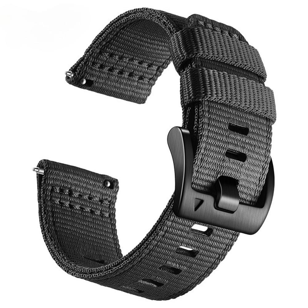 20mm Woven Nylon Watch Band For Huawei Watch GT 3 Pro 43mm Pin Buckle Strap