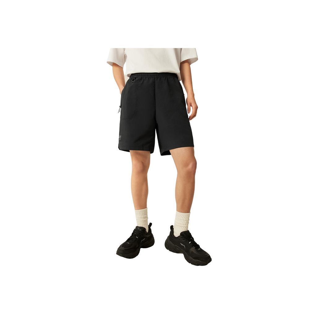 Li-Ning Fashionable Versatile Quick-Dry Cool Anti-Ultraviolet Sun Protection Solid Color Mid-Waist Comfortable Breathable Casual Shorts AKSV301-7