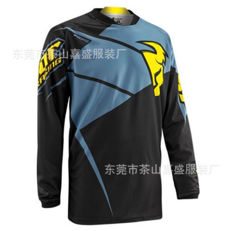 Men Women Cycling Jersey Long Sleeve Quick Dry Breathable Mountain Bike Off Road MTB Racing Shirt Summer Autumn