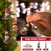 Christmas Colorful Snowman Pendant Christmas Decorations Christmas Pendant Christmas Tree Acrylic Pendant