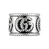 Double G Classic Double G Silver Ring Unisex Rings 627753-J8400-0701