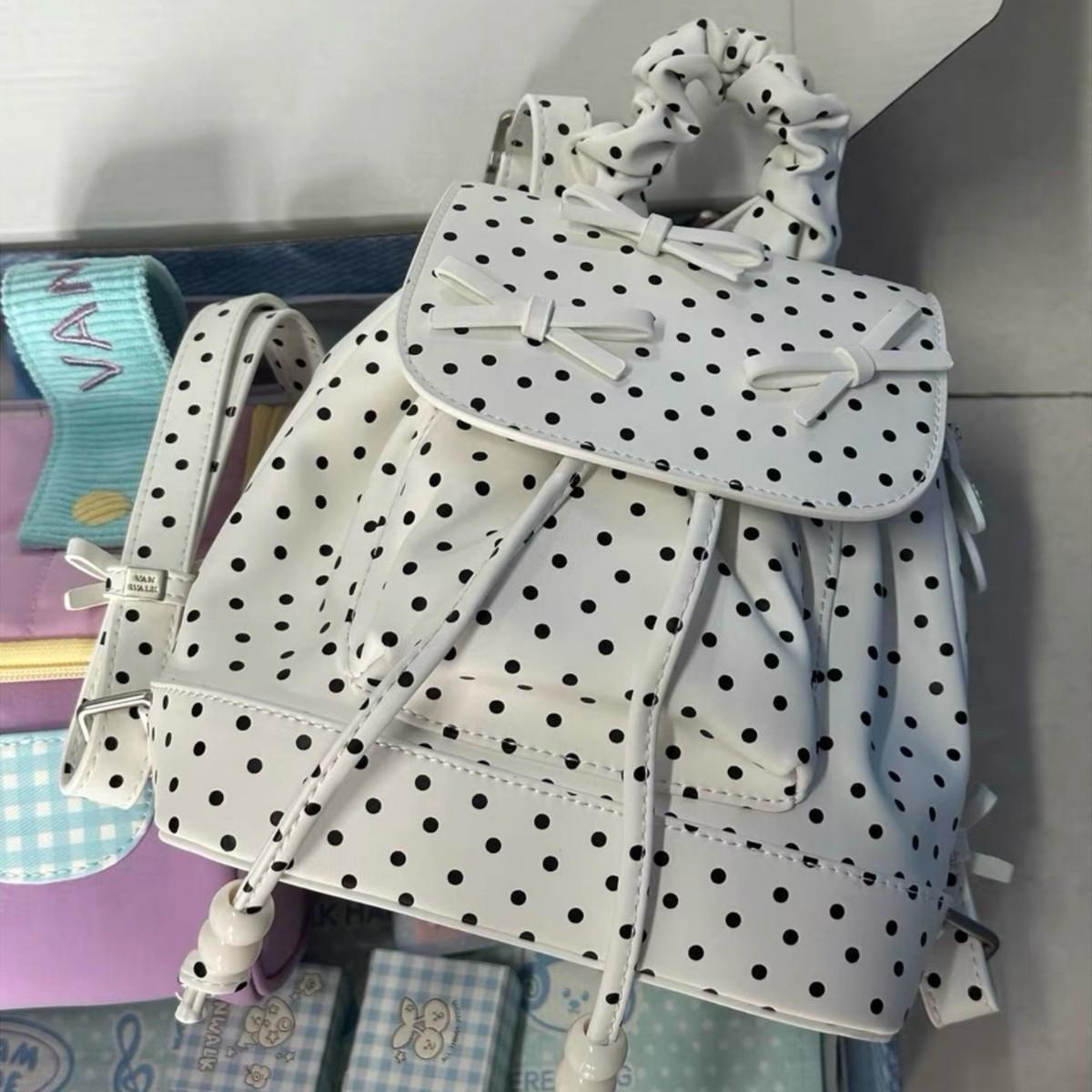 

Серия ручных сумок, рюкзак в балетном стиле с бантом для девочки, милый дорожный рюкзак, маленькая сумка, лето белый