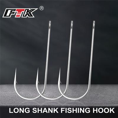 25Pack Fish Hooks SODE Barbed Hooks Bait Sets Fly Fishing Tackles AD Tip Ring Carp Hooks GAC Soft Bait Hooks