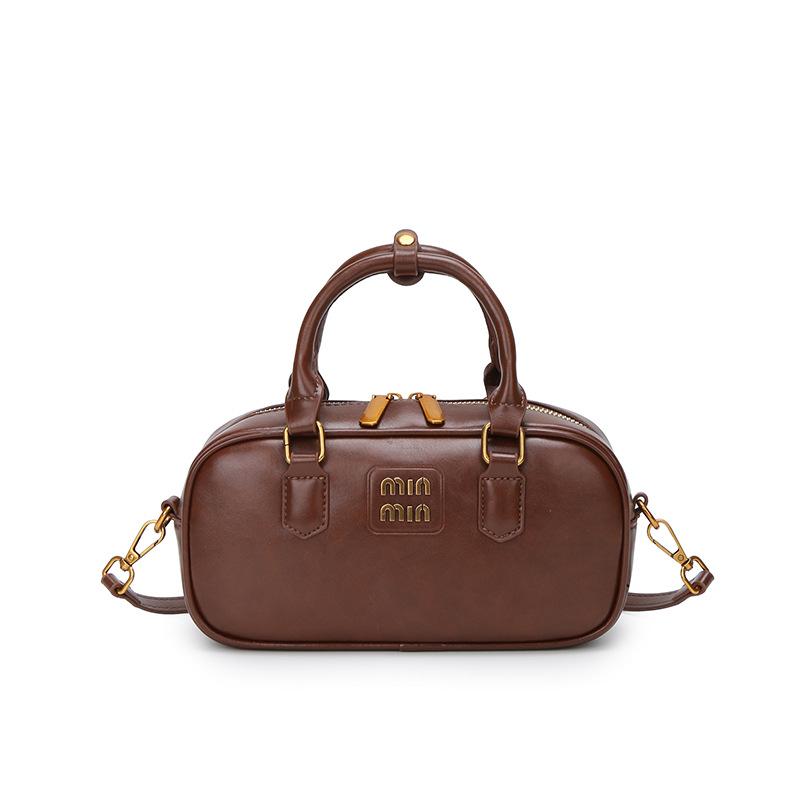 Nischendesign Alphabet Handtasche Damentasche neu einfach retro Umhängetasche große Kapazität lässige Messenger Bag