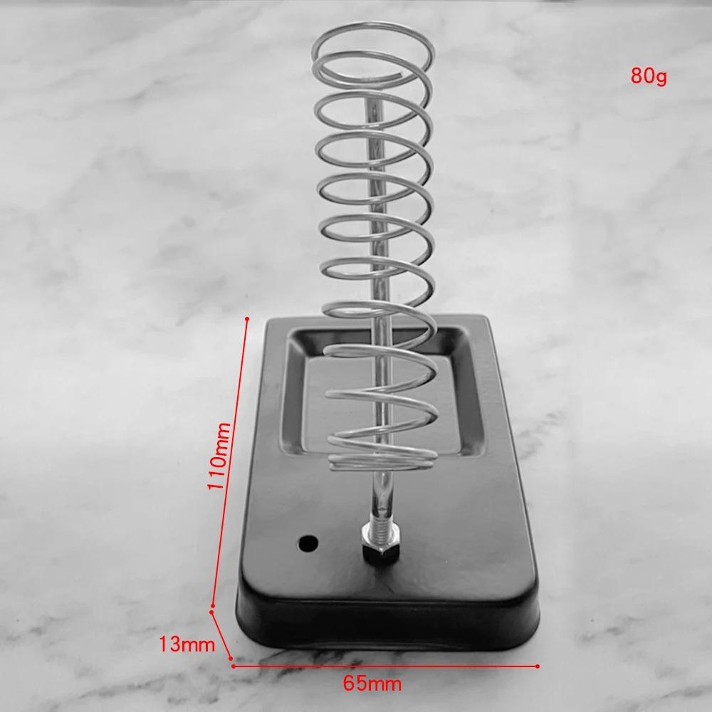Soldering Iron Stand Portable Holder Soldering Tin Stand with Welding Cleaning Sponge Electric Soldering Iron Accessories