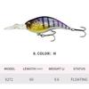 60mm Crankbait Fishing Lure Saltwater Swimbait Fishing Tackle  for Freshwater Saltwater Fishing