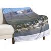 Akureyri, Iceland, Panorama Throw Blanket Nap Bed Linens Camping Sofas Blankets
