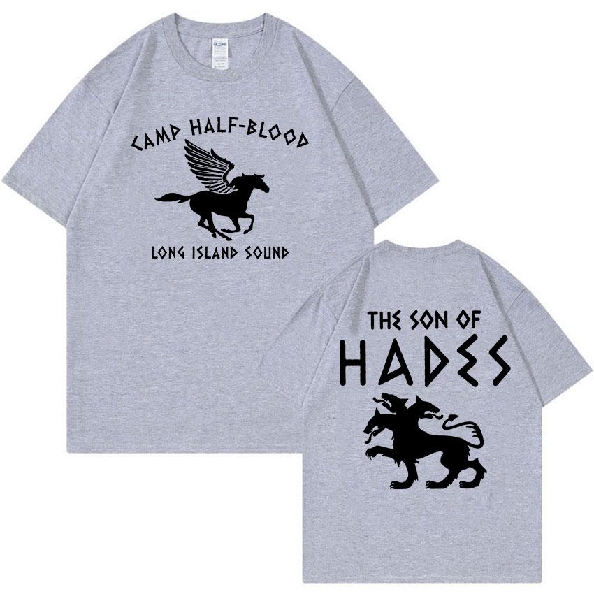 Percy Jackson Camp Half Blood Graphic T Shirt Men ONeck Retro Fashion Cotton Tshirt Unisex Casual Oversized Tshirts Streetwear