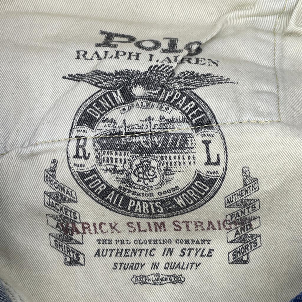 Polo Ralph Lauren [Domestic Regular] USED Button Fly Denim Pants/ Bottoms 32 blueUsed