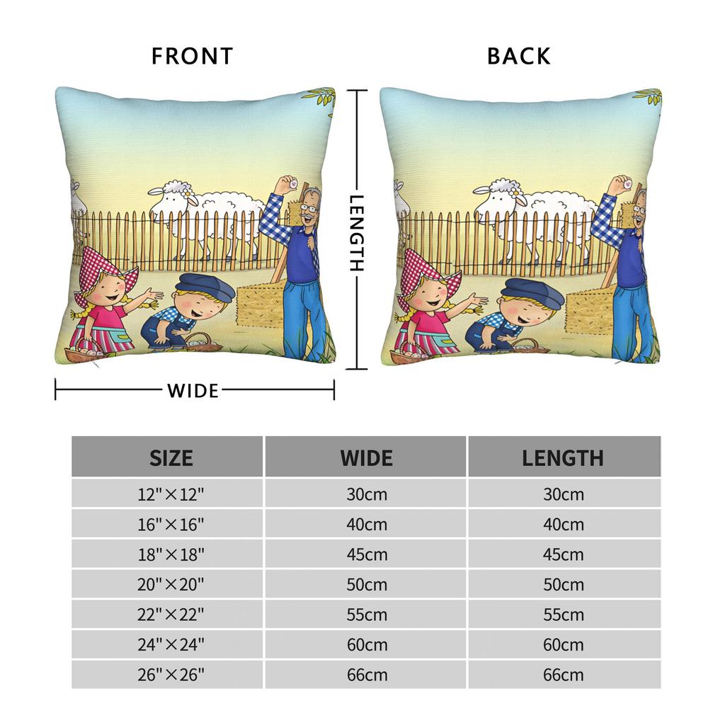 Pillow Case Anime F-Fien and Teun Soft Pillow Cover For Sofa Car Home Decor Morden Pillowcases
