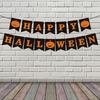 Banderas de Feliz Halloween Banderas de Halloween Decoraciones para Fiestas de Halloween Telón de Fondo para Truco o Trato Guirnalda Exterior Interior