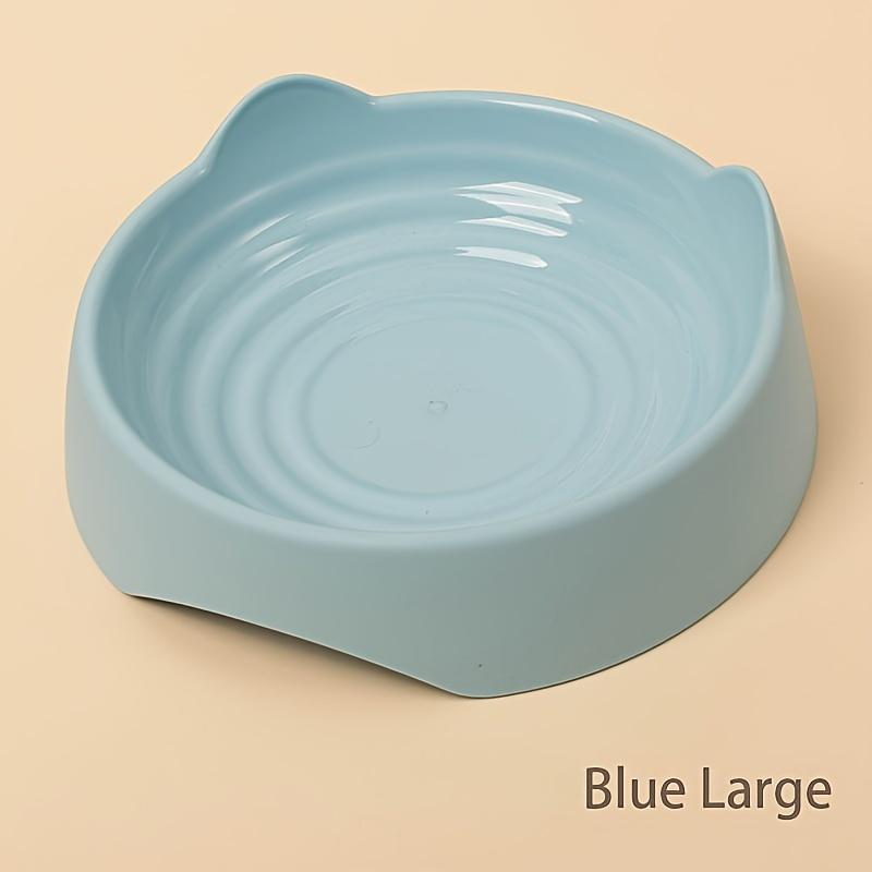 Cat Ear Shaped Cat Bowl, Plastic Cat Food Bowl Water Bowl Snack Basin, Pet Feeding Supplies