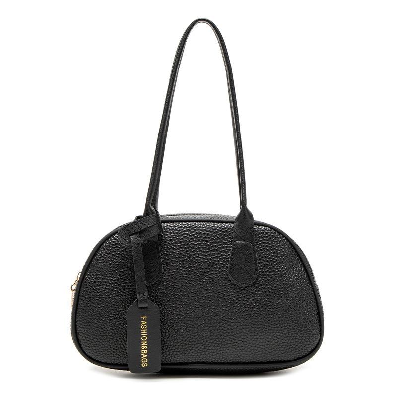 New handbag lychee pattern simple and fashionable shoulder women's bag mobile phone bag