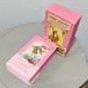 Pink Waite Tarot, The Dreamy Pink Collage Tarot Deck, 78  Aesthetic Kawaii Tarot Cards with Meanings, Double-embossed 12*7cm