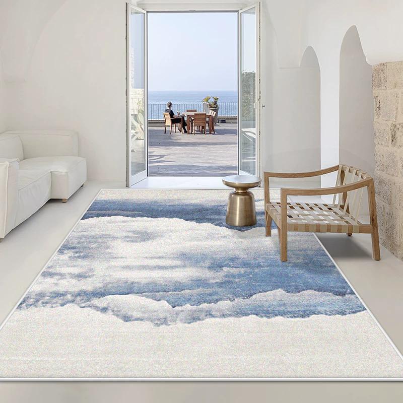 Minimalism Decoration Living Room Carpet Ink Wash Style Large Area Non-slip Rugs Modern Bedroom Lounge Sofa Easy Clean Floor Mat