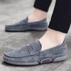 Fashion Hot Sale Men Casual Loafers Handmade Leather Moccasins Light Slip On Male Wedding Shoes All-match Matching Mens Driving Shoes