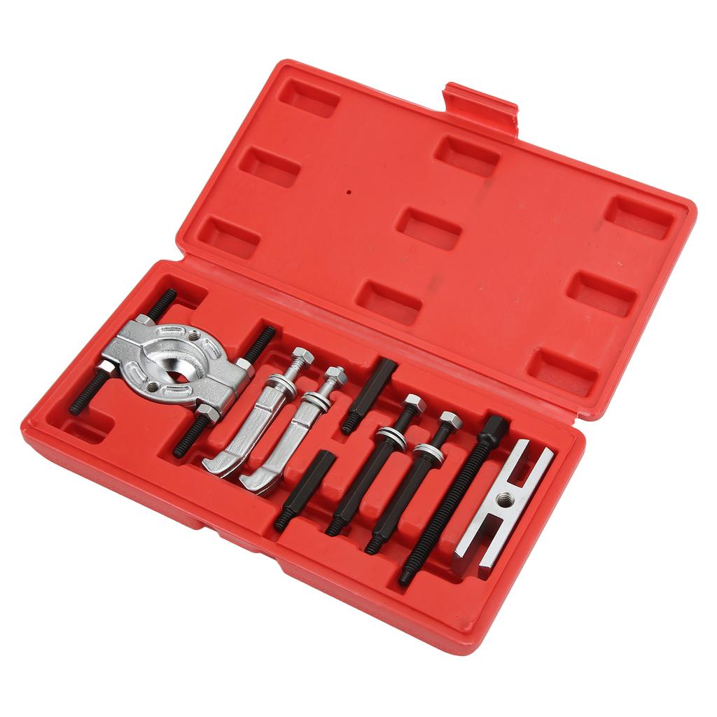 9pcs Bearing Separator Puller Set Portable Bearing Removal Tool Kit Metal Bearing Splitter