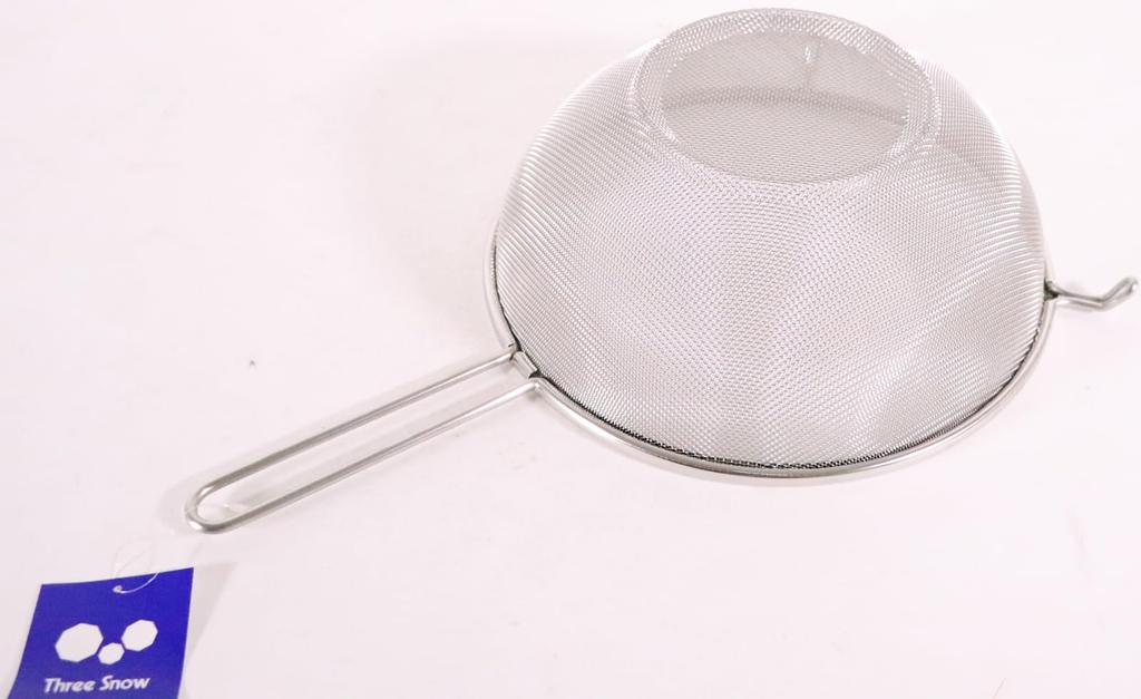 Three Snow Stainless with Made in Three Snow Shinkoshi 31335 Heavy-Duty Strainer, 25cm, 18-8 Steel, Handle, Colander, Tsubame-Sanjo, Japan, Works,