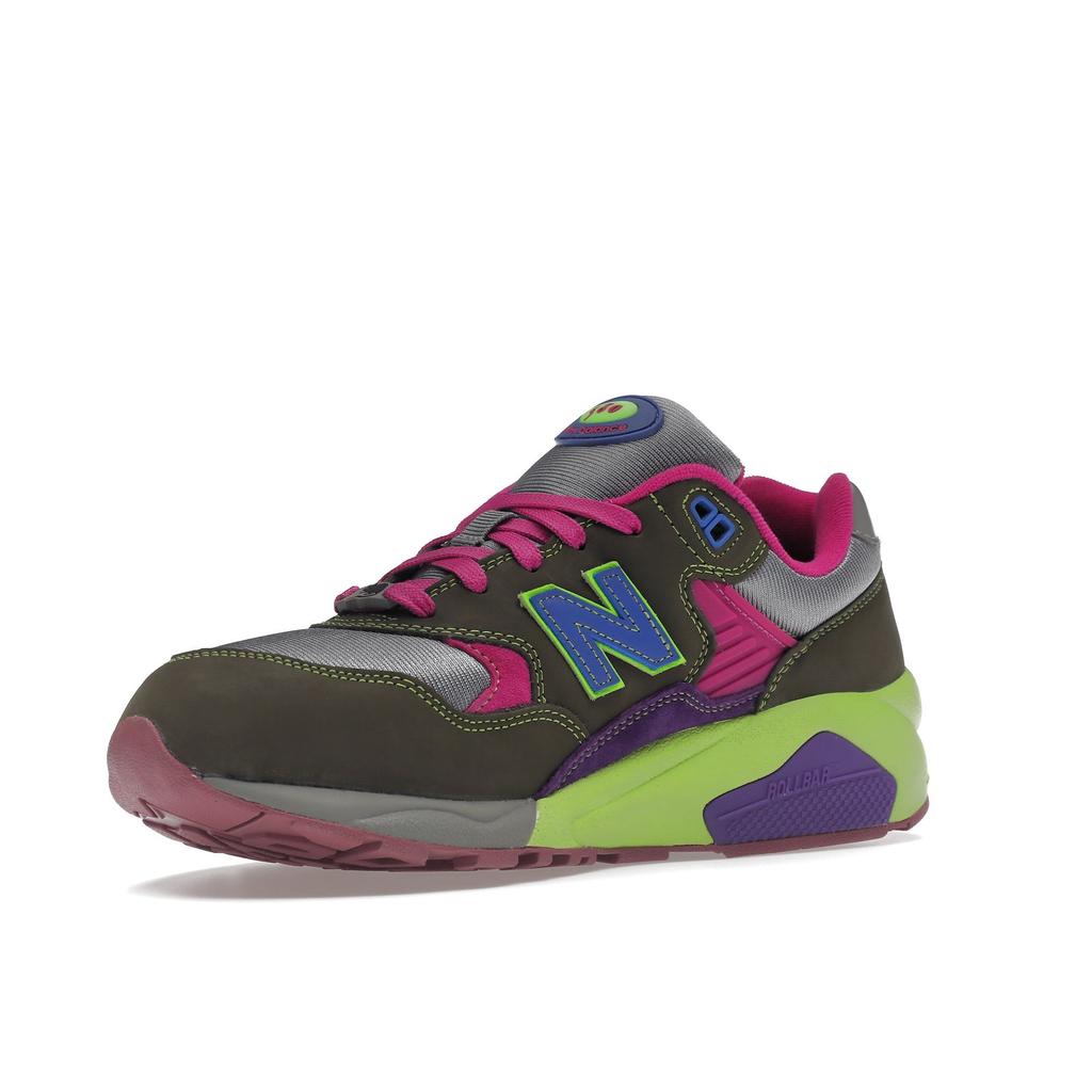 New Balance x Stray Rats 580 'Tribute to 2007 - Dark Moss' Pink/Khaki Unisex Lifestyle Sneakers MT580ST2