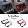 Real Soft Carbon Fiber Sticker For Vauxhall Opel Astra H MK5 2004 2005 2006 2007 2008 2009 2010 Car Trument Air Outlet Panel
