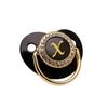 Cross-Border Baby Pacifier with 26 Black Diamond Letters