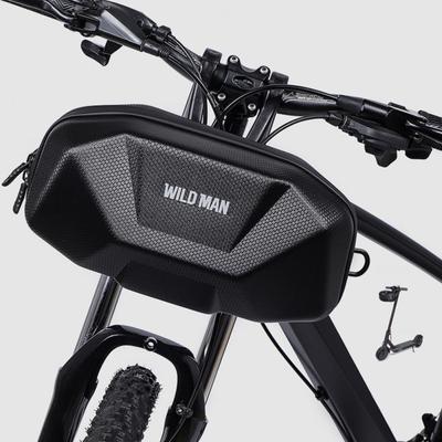 Bicycle Handlebar Bag Large-capacity Hard Shell Electric Scooter Case Waterproof Zipper Bag Cycling