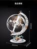 zmart Transparent Globe, Creative Technology Space Station Building Blocks, High-Tech Construction Bricks, Space Station Blocks, Model Building Toys,