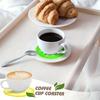 7pcs Silicone Coasters Set, Fruit Design Non-Slip Cup Pads, Creative Assorted Fruit Slice Drink Mats For Coffee & Tea