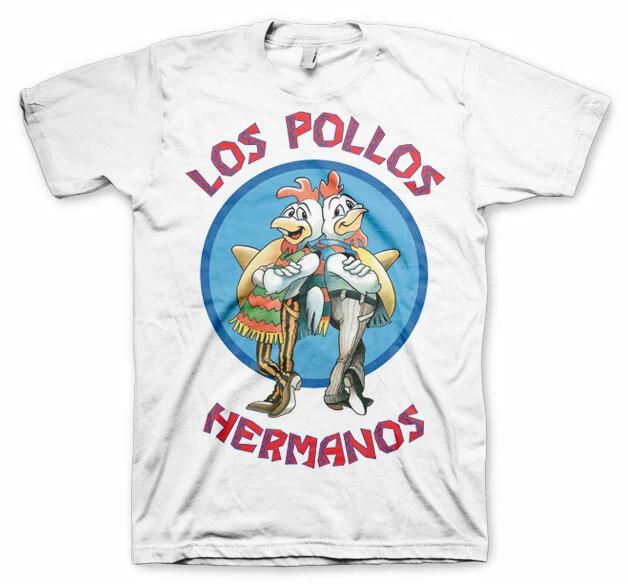 T-Shirt Ufficialmente Licenziato Breaking Bad - Los Pollos Hermanos Taglie S-XXL 4XL
