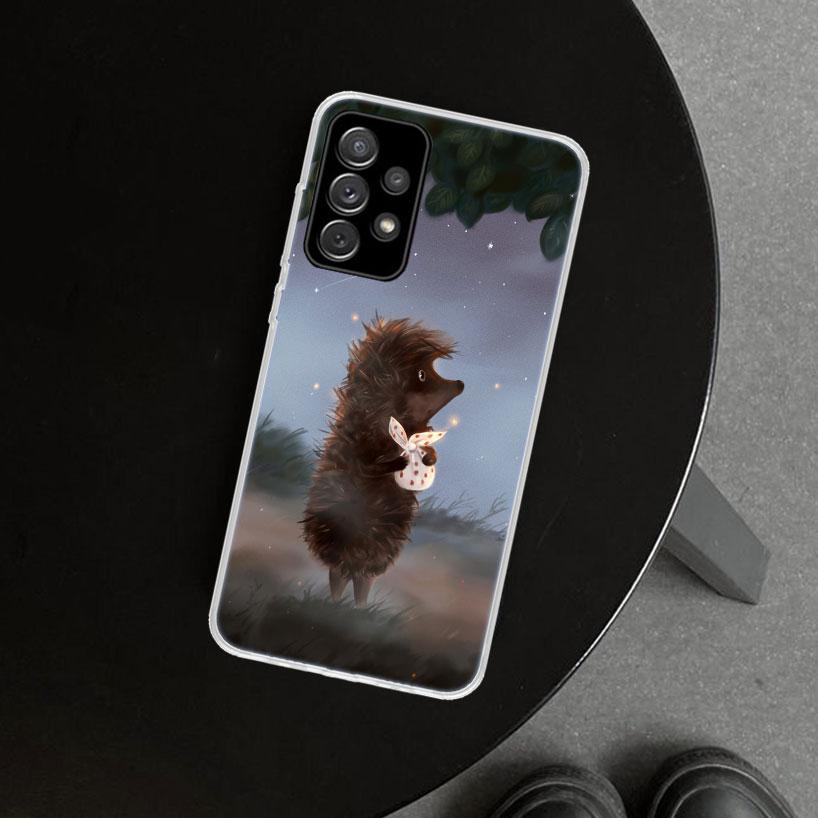 Hedgehog in the Fog Phone Case for Samsung Galaxy A17 A16 A26 A36 A56 A57 A37 A15 A25 A35 A55 A14 A24 A34 A54 A13 A23 A33 A53 Ga