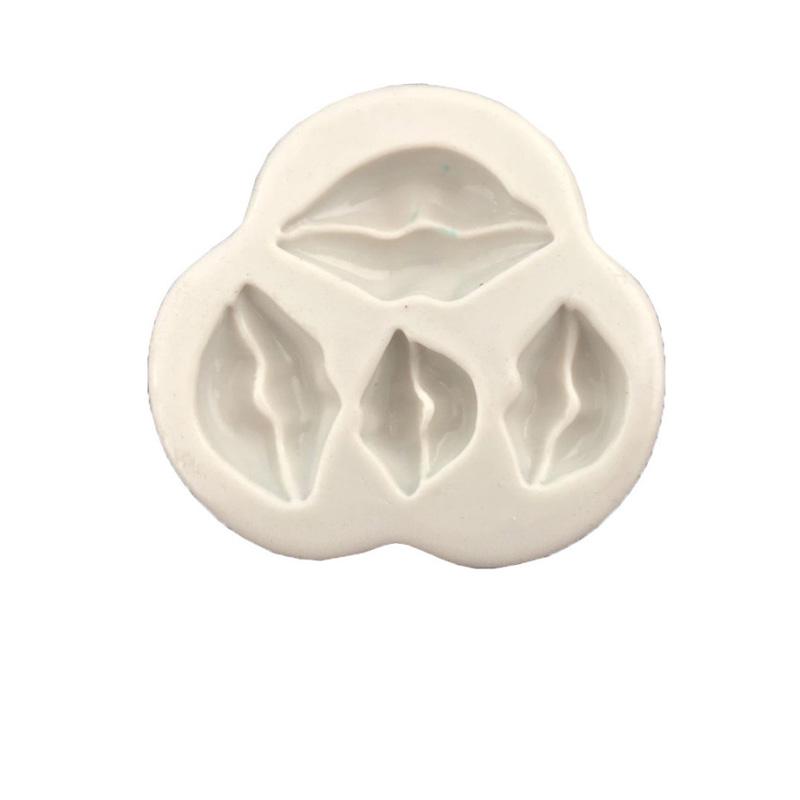 Stampo in Silicone Labbra Sexy Stampo per Fondant Strumenti per Decorare Torte Stampini per Cioccolato Gumpaste Attrezzi per Sugar Craft Gadget da Cucina