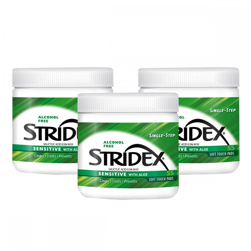 

Stridex Cleansing Pad 55 sheets X 3