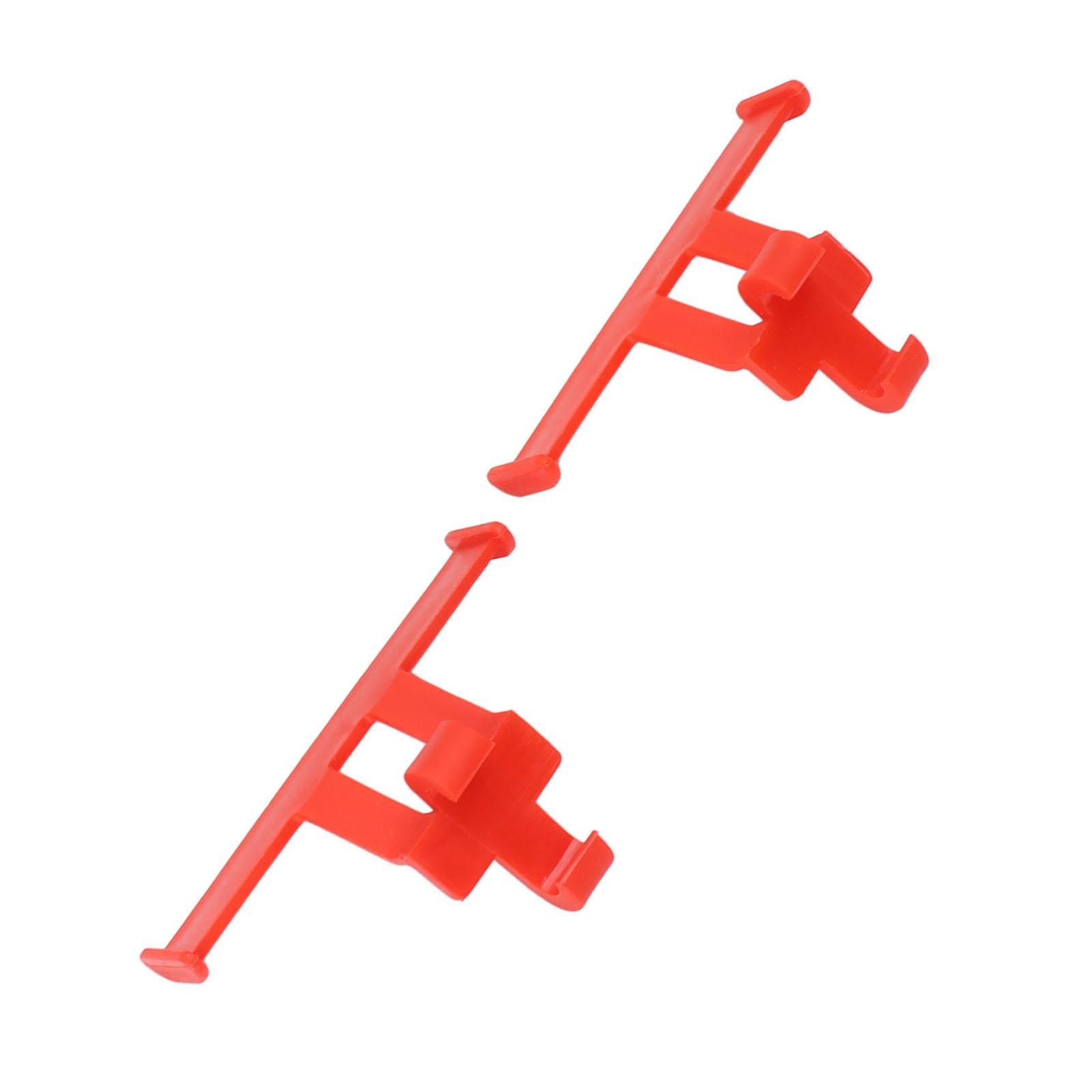 1 Paar Klompen Schoenen Staartvleugel Decor ABS Pantoffels Staartvin Decoratie Hanger Ornament red