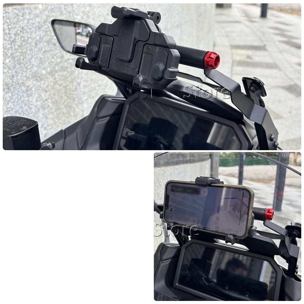 For YAMAHA TMAX 560 TMAX560 T-MAX560 2025 22MM Motorcycle Navigation Bracket Phone Holder Plate Stand Mobile Accessories