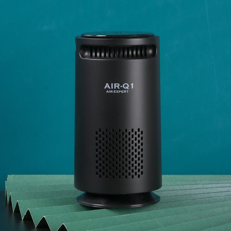 

Портативный настольный очиститель воздуха: Удаляющее средство для дыма и пыли с отрицательными ионами