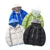 Men's Cotton Clothes Fashion Student Thickened Bread Clothes Jacket Hooded Warm Cotton Clothes Men's Cotton Clothes