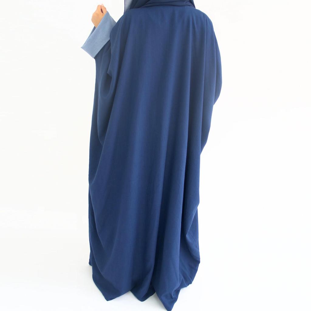 Loriya Reversible Elegant Cardigan Robe Abaya LR736