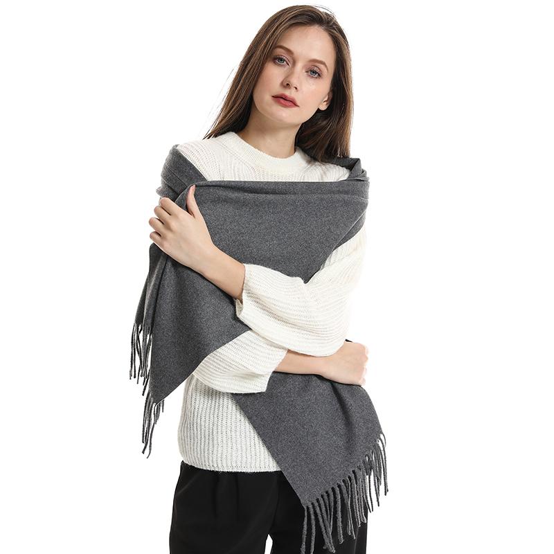 Winter Scarf Mature Elegant Luxury  Cashmere Shawl Windproof And Warm Women'S Scarf  Bufandase Invierno Para Mujer