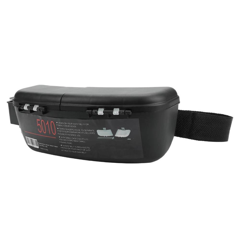 Adjustable Belt Fishing Waist Bag Removable Dividers Fishing Lures Box for Anglers