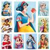 Watercolor Style Princess Collection 5D Diamond Painting Full of Diamonds DIY Handmade Diamond Painting Fresh Decorative Painting Kit