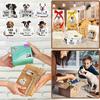 [Cute Dog Stickers] Large-Sized Cute Dog Stickers | Thank You Labels for Sealing Envelopes, DIY Packaging, Craft Decoration, Pet Shops, Hospitals