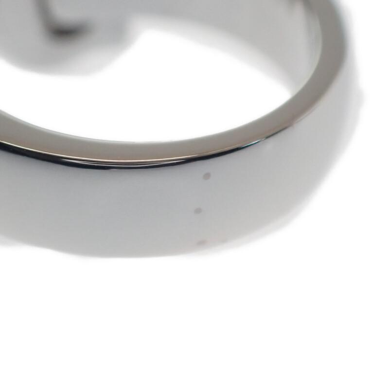 CARTIER  B4071047 #7(JP Size) ring K18 white gold/diamond Women