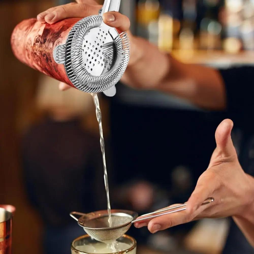 Thickened Cocktail Strainer Shaker Non Slip Wine Cup Ice Filter  Bar Accessorie Tools