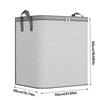 Foldable Blanket Clothing Storage Bags with Lids and Reinforced Handle Bags for Bedding and Clothes Organization