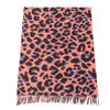 Leopard Print Scarf Women'S Versatile 2024 Autumn And Winter Long Style Imitation Cashmere Long Scarf Shawl Stylish Printed Scarf