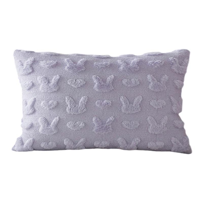 

Decorative Pillowcase Easter Rabbit Themed Colorful Pillow Slipcover For Home Decoration And Holiday Celebration