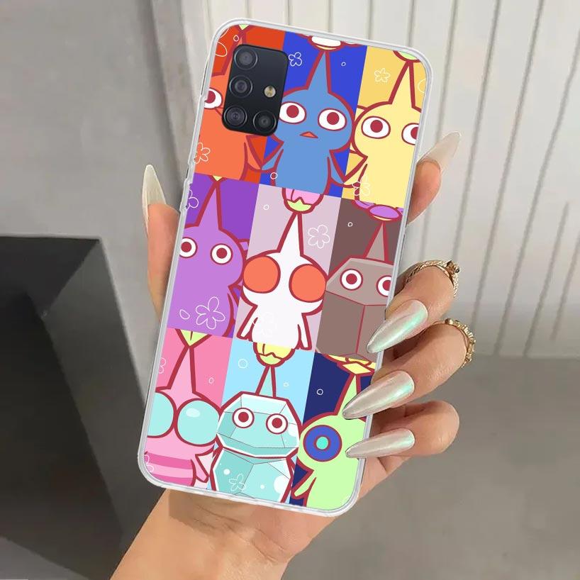 Game P-PikminS 4 Phone Case for Samsung Galaxy A52 A32 A22 A12 A02S A50S A30S A10S Note 20 Ultra 10 Plus S10 A31 A20 A71 A72 Gal